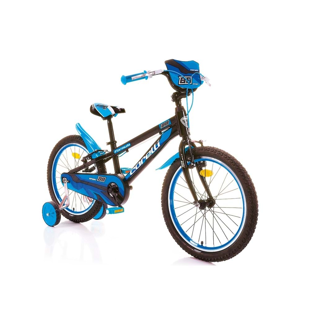 CORELLİ ERKEK ÇOCUK BİSİKLETİ FORMULA 20 JANT MTB 1 VİTES MAVİ