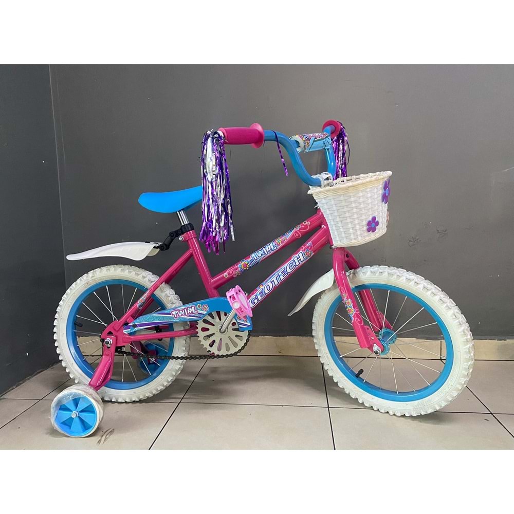Kız Çocuk Bisiklet Pembe Geotech 16 jant kontrapedal fren