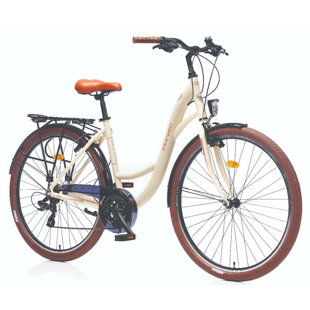 Corelli Glowie 28 Jant 51cm (L) Kadro Şehir Bisikleti Krem