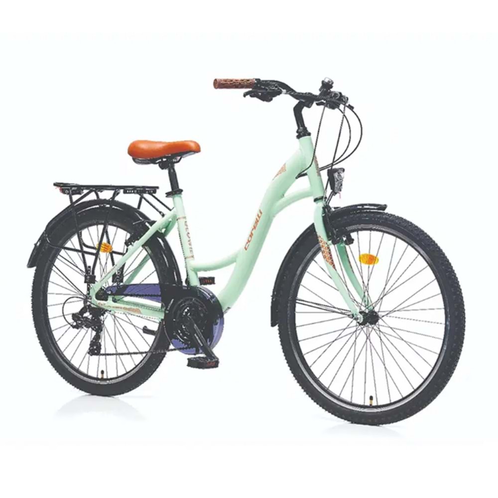 Corelli Glowie 28 Jant 51cm (L) Kadro Şehir Bisikleti Yeşil