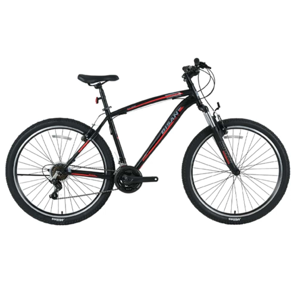 Bisan MTS 4600 V 24 Jant 21 Vites SİYAH - KIRMIZI