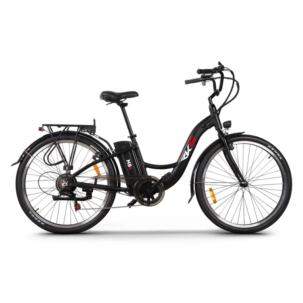 RKS MB6-S PEDAL DESTEKLİ ELEKTRİKLİ BİSİKLET (SİYAH)