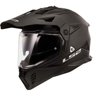 LS2 PIONEER 2 MAT SİYAH KASK M
