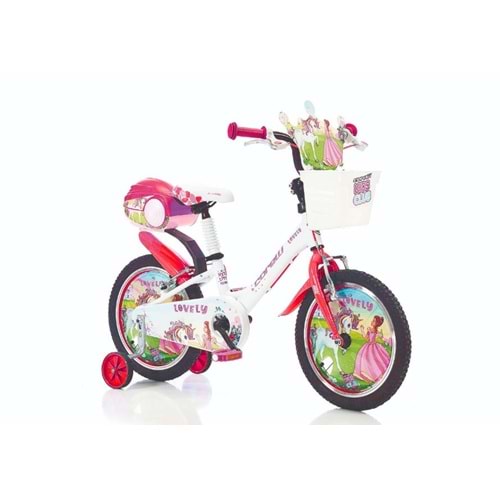 CORELLİ LOVELY KIZ 16JANT ÇAMURLUKLU AKSESUARLI MTB 1 VİTES KIRMIZI