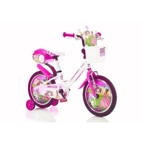CORELLİ LOVELY KIZ 16JANT ÇAMURLUKLU AKSESUARLI MTB 1 VİTES PEMBE