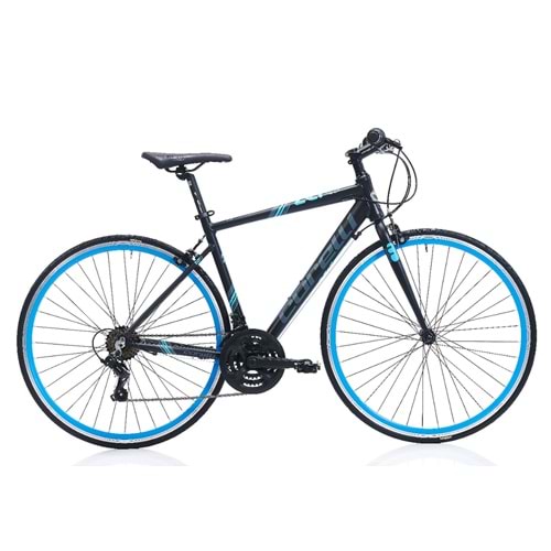 Corelli Fit Bike Zero alüminyum kadro düz gidon yol / yarış bisikleti.