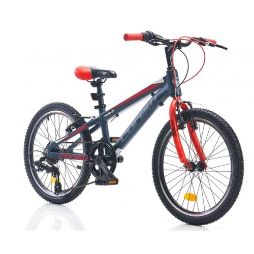 CORELLİ RAVE UP ÇOCUK BİSİKLETİ 20 JANT MTB MICROSHIFT 7 VİTES KIRMIZI