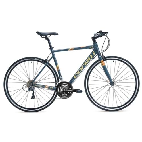 Corelli FitBike 1.0 700C 52 Yol Bisikleti K.Gri-A.Kahve