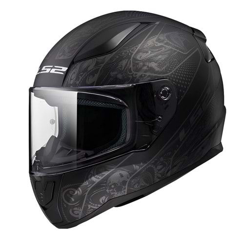LS2 RAPID 2 KAIJU MAT SİYAH-KIRMIZI-BEYAZ KASK - XL