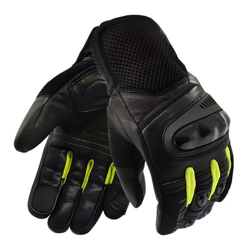 VEXO SPEED UP ELDİVEN SİYAH-NEON SARI - XXL