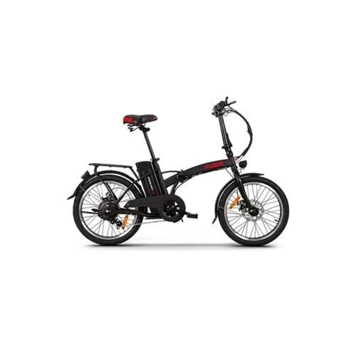 KUBA Speedlight Pedal Destekli Elektrikli Bisiklet (Siyah)