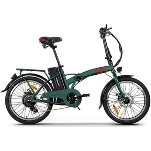 KUBA Speedlight Pedal Destekli Elektrikli Bisiklet (Yeşil)